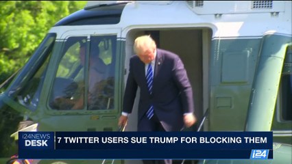 i24NEWS DESK | 7 twitter users sue Trump for blocking them | Wednesday, July 12th 2017