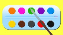 Mejor colores para Niños Aprender aprendizaje pintura paleta juguetes vídeo con de madera k