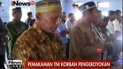 Pemakaman TNI Korban Pengeroyokan di Bali