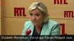 Agacée, Marine Le Pen remet sévèrement en place Elizabeth Martichoux de RTL