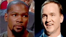 Kevin Durant PISSED OFF by Peyton Manning Jokes at 2017 Espys