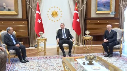 Cumhurbaşkanı Erdoğan, Libya Devlet Yüksek Konseyi Başkanını Kabul Etti