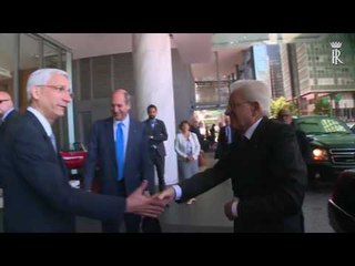 Canada - Arrivo di Mattarella a Vancouver e incontro con il Governatore della Provincia (01.07.17)