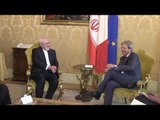 Roma - Gentiloni riceve il Ministro della Repubblica Islamica dell'Iran (28.06.17)