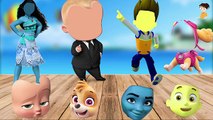 Wrong Face Moana Paw Patrol Boss Baby Finger Family Song Learn Colors For Kids