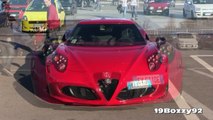 2 x Alfa Romeo 4C Sound - Start Ups, Revs, Accelerations & Fly Bys