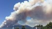 Smoke Billows From Wildfire on Mount Vesuvius