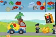 TRAINS AND CARS FOR KIDS: LEGO Duplo Train & Truck Crash Cartoon from Toys, Kinder Joy Car