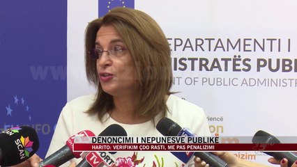 “Denoncimi i nëpunësve publike, verifikim çdo rasti” - News, Lajme - Vizion Plus
