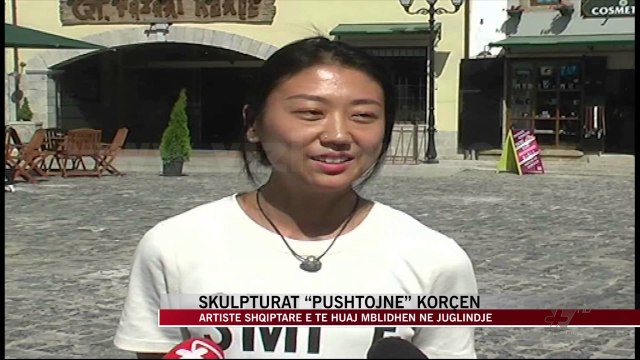 Skulpturat “pushtojnë” Korçën - News, Lajme - Vizion Plus