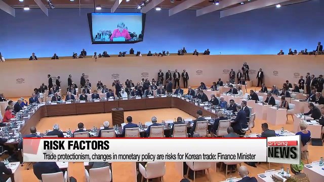 Finance Minister says economic policies should support Korean trade in global environment