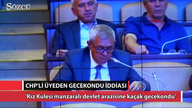 CHP'li meclis üyesinden 'Kız Kulesi manzaralı devlet arazisine kaçak gecekondu' iddiası