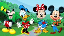 La famille doigt amusement amusement têtes de souris garderie rimes vidéo mal Disney mickey clubhouse animation