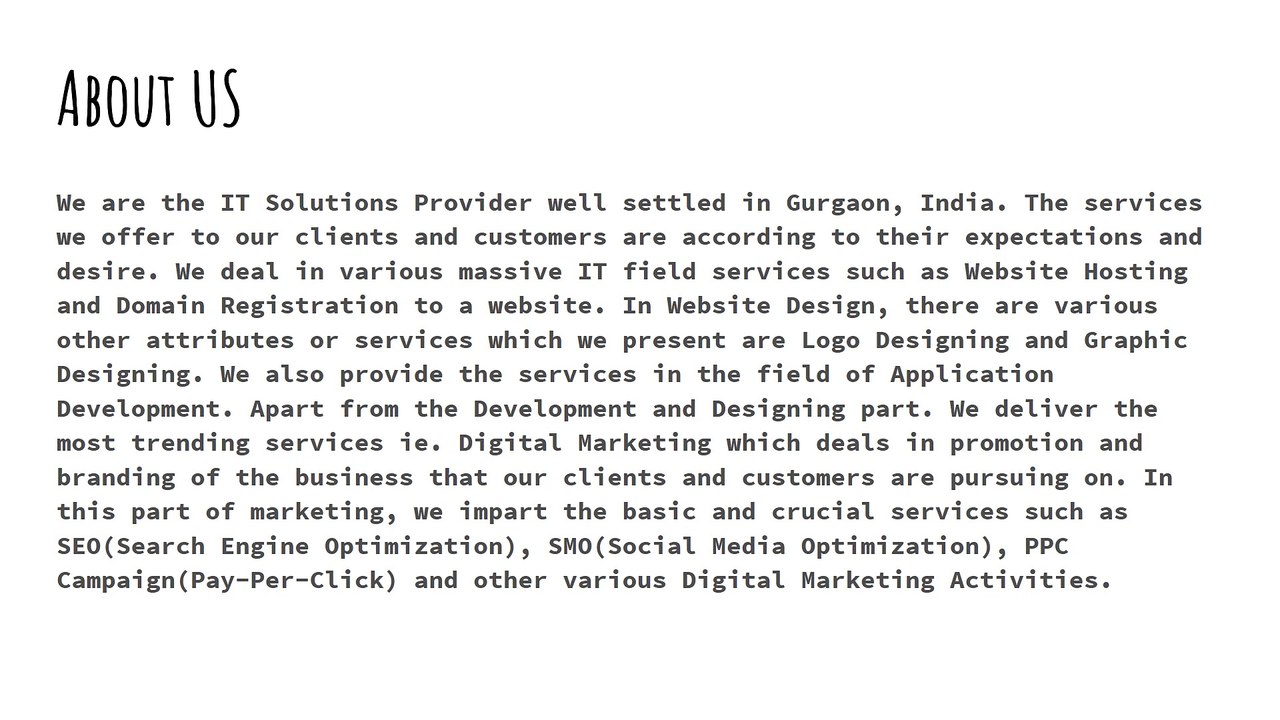 Services