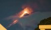 Volcan de Fuego Eruption Lights Up Night Sky