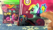 Mi poco poni enfocar Norte ir ponis Informe arco iris tablero y dedo meñique tarta por contenedores de juguete compartimiento