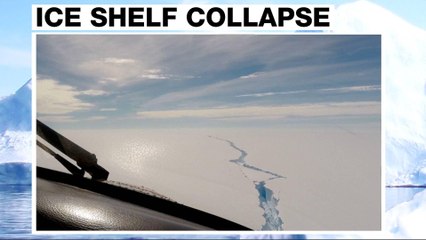 Giant Iceberg breaks off from Antarctic ice shelf