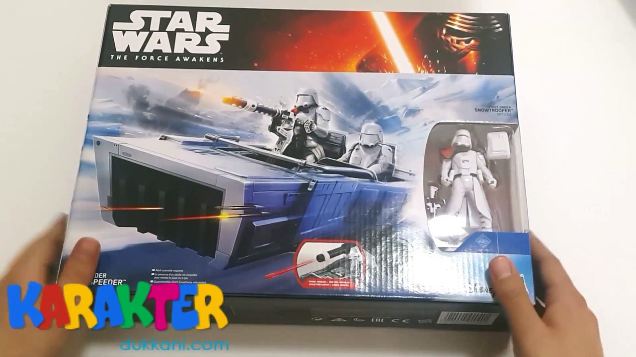 Star Wars First Order Snowspeeder Maket Ve Snowtrooper Figür Karakter Dükkanı'nda