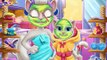 Cambio de imagen mamá juego de dibujos animados de los niños gato que habla Angela Angela verdadera transformación