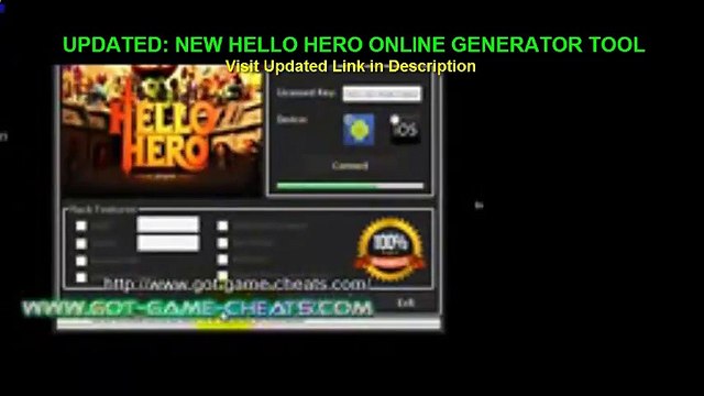 Hello Hero Hacking tool Generate Unlimited Carats and Gold ANDROID 1