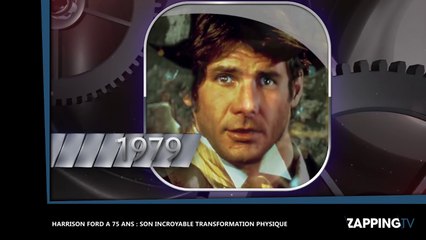 Harrison Ford a 75 ans : l'incroyable évolution physique d'Han Solo et Indiana Jones en vidéo
