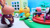 Cerdo oficina de Peppa Pig Peppa juguetes de dibujos animados conejo del médico dental