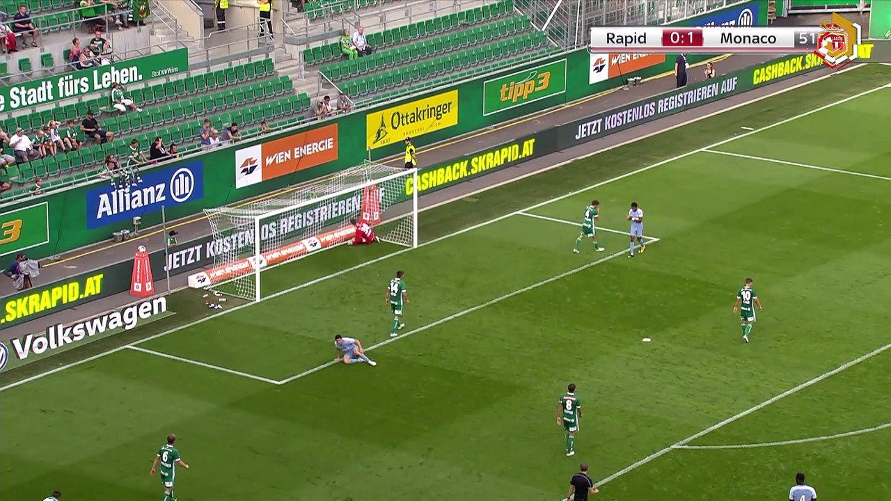 LES BUTS : Rapid Vienne 2-2 AS Monaco