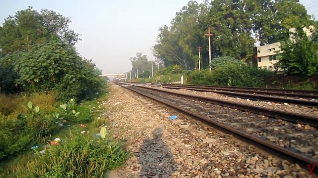 First JUMBO WDM-2 with unique hood design departs Gorakhpur Jn. (Oct-2011)