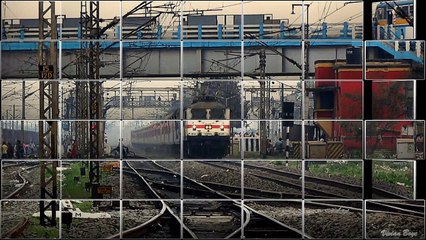 [HD] ER King WAP-7 HWH Rajdhani Ransacks Dankuni Junction !!!