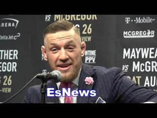 Conor McGregor They Cut My Mic Off (During Presser) F Showtime F Them All EsNews Boxing