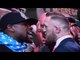 Best Insults From Floyd Mayweather & Conor McGregor During Presser & Faceoff EsNews Boxing