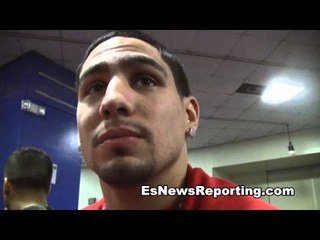 danny garcia talks fighting zab marquez and rios  - esnews boxing