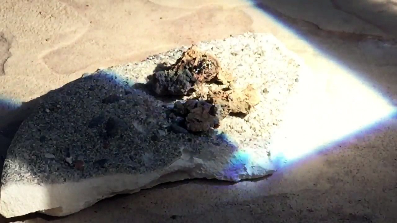 Using big magnifying glass #2 melting dirt