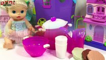 Vivant bébé et et trousse pour cuisine faire Comidinha autres poupées playtotoys Brésil