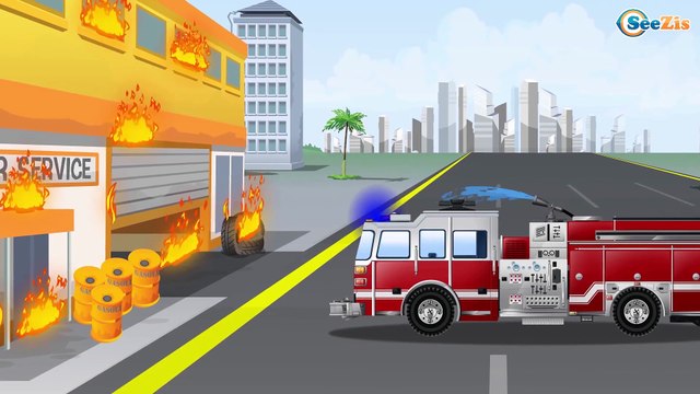 Мультик где Пожарная помогает потушить пожар. Мультфильм про пожарную машину - Новые серии