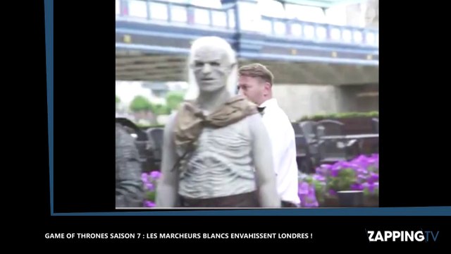 Game of Thrones saison 7 : les marcheurs blancs envahissent Londres ! (vidéo)