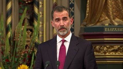 King Felipe pays tribute to Jo Cox in Parliamentary address