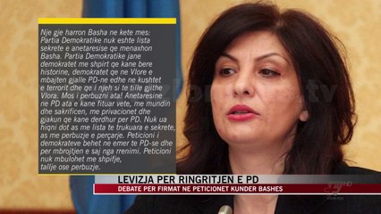 Download Video: Lëvizja për Ringritjen e PD, debate për peticionet kundër Bashës - News, Lajme - Vizion Plus