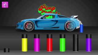 Learn Colors with Car Painting Colours to Kids Children Toddlers Baby Play Videos
