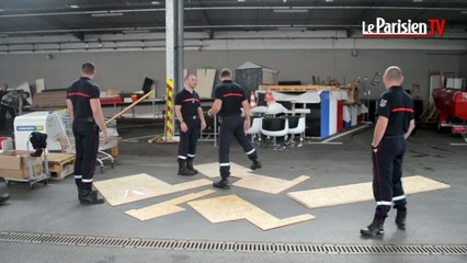 Les pompiers de Meaux en plein préparatifs de leur premier bal