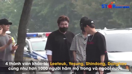 Eun Hyuk xuất ngũ trong sự hân hoan của các thành viên Suju và người hâm mộ