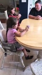 A reação de um pai de 4 meninas