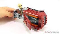 Lego Star Wars REY's SPEEDER 75099 Stop Motion Build Review
