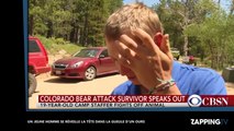 Un jeune homme se réveille la tête dans la gueule d'un ours, la vidéo terrifiante