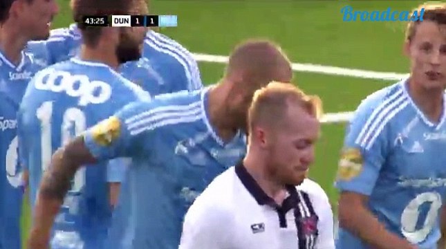Anders Konradsen GOAL HD - Dundalk (Irl) 1-1 Rosenborg (Nor) 12.07.2017