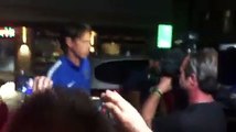 Auronzo 2017 - Filippo Inzaghi e il padre arrivano ad Auronzo