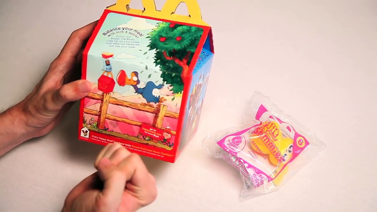 new McDONALDS FIJIT FRIENDS SHIMMIES SET OF 6 HAPPY MEAL KIDS TOYS VIDEO REVIEW