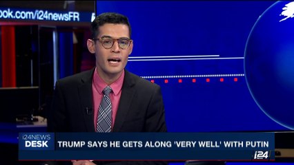 i24NEWS DESK | Trump says he gets along 'very well' with Putin | Wednesday, July 12th 2017