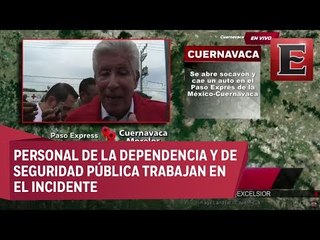 Socavón fue por erosión de una alcantarilla: SCT