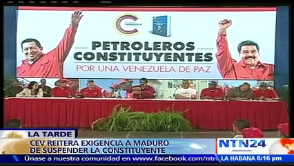CEV pide a la Fuerza Armada que esté del lado del pueblo y llama a los venezolanos a que se expresen el 16 de julio